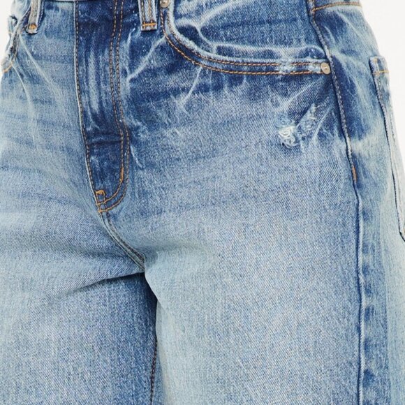 Hazel Blues® |  Kancan Raw Hem High Waist Denim Shorts - Picture 8 of 13